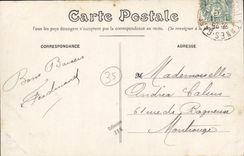 VINTAGE POSTCARD Rennes Quays