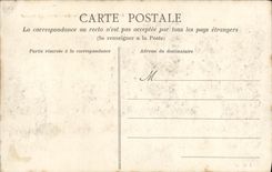 VINTAGE POSTCARD Rennes Palate Commercial and Lebastard statue