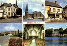 POSTAL MODERNA situee de Romille en el norte occidental de Rennes