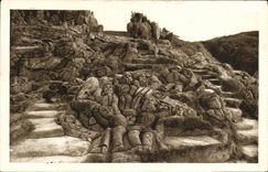 CPA Rotheneuf Les Rochers Sculptes La famille des Rotheneuf