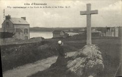 CPA Rotheneuf La croix de la Roche et les villas 