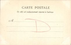 VINTAGE POSTCARD Rotheneuf L Hermit carving the Rocks