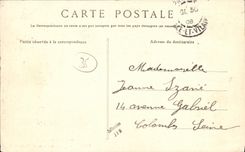 VINTAGE POSTCARD Rotheneuf Rochers Carve general Boer