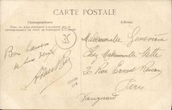 VINTAGE POSTCARD Rotheneuf Rochers Carve the tomb of Budoc Saint