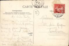 VINTAGE POSTCARD Rotheneuf L Hermit Among His works