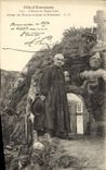 VINTAGE POSTCARD Rotheneuf L Hermit of High Madness Author of the Rocks Carve