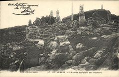 CPA Rotheneuf L Ermite Sculptant les Rochers