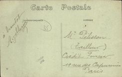 Calle de Sixt de la POSTAL de la VENDIMIA de la oficina de correos