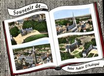 CPM Saint Aubin D Aubigne Le Chateau L Eglise Vue Generale Andouille