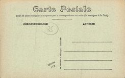 POSTAL Aubin santo D Aubigne interior de la VENDIMIA de L iglesia