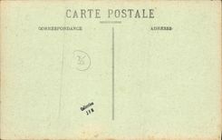 POSTAL Aubin santo D Aubigne de la VENDIMIA el castillo de Aubin Saint