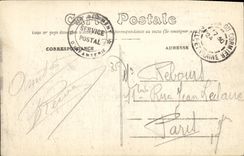 St Aubin de la POSTAL de la VENDIMIA de Cormier al campo del amarrar D Ouee las cocinas Unloadings de los vivres Militaria SUPERIOR