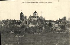 CPA St Aubin Du Cormier Vue Generale