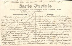 St Aubin de la POSTAL de la VENDIMIA de la opinion de Cormier