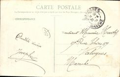 CPA St Aubin Du Cormier Apres l exercice au camp de la lande d Ouee Militaria 