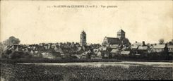 CPA St Aubin Du Cormier Vue Generale
