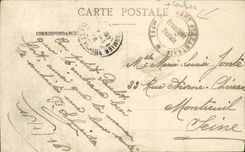 El St Aubin de la POSTAL de la VENDIMIA de Cormier la torre del castillo viejo y L acumula