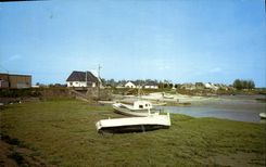 POSTAL MODERNA Benoit santo de las ondas el pequeno puerto