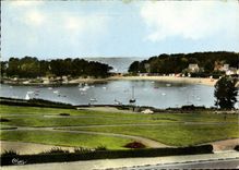CPM Saint Briac Sur Mer Jardin Public et Port du Bechet