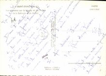 MODERN CARD Holy Briac Seen air on Blessey and the beaches of Salinette and Bechet