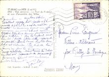 MODERN CARD Holy Briac Seen air the bridge of Fremur and sight D together of the villas