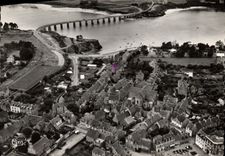 MODERN CARD Holy Briac on Sea the Center the Bridge of Fremur and Vue On Lancieux Seen air