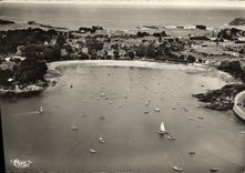 MODERN CARD Holy Briac on Sea Port of the Breast bone Seen air