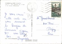 MODERN CARD Holy Briac On Sea Seen Air of Basle Of the Balcony D Emerald