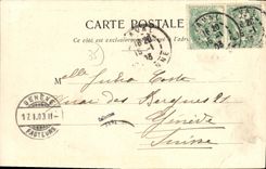 CPA St Brice en Coglais Chateau de Rocher Portail G F