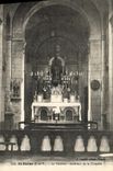 CPA Saint Didier La Peiniere Interieur de la Chapelle