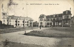 Hotel grande santo de Enogat de la POSTAL de la VENDIMIA del mar