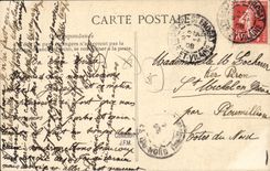 Hotel grande santo de Enogat de la POSTAL de la VENDIMIA del mar