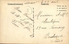 POSTAL Enogat santo de la VENDIMIA vista del puerto de Riou