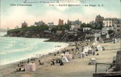 POSTAL Enogat santo de la VENDIMIA la playa