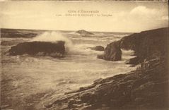 CPA Dinard St Enogat La Tempete