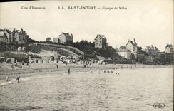 CPA Saint Enogat Groupe de Villas