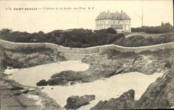 Castillo santo de Enogat de la POSTAL de la VENDIMIA de Goule a las hadas