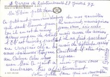 MODERN CARD St Georges de Reintembault Church and View air