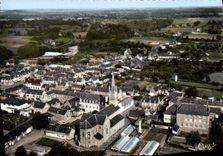 CPM St Georges de Reintembault Eglise et vue generale aerienne