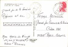CPM St Germain sur Ille L Eglise