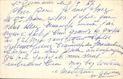 POSTAL de la VENDIMIA Saint Germain en Ille visto de la linea de Malo Saint