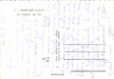 POSTAL MODERNA santo apenas el castillo del valle