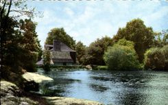 POSTAL MODERNA apenas L santo charca del valle y del molino