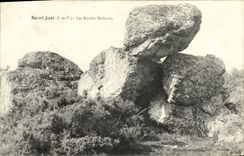 POSTAL de la VENDIMIA santa apenas las rocas de Mathurin