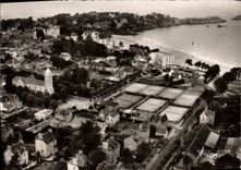 CPM Saint Lunaire Vue aerienne vers la Pointe du Decolle Tennis
