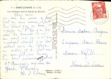 CPM Saint Lunaire Vue aerienne vers la Pointe du Decolle Tennis