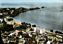 CPM Saint Lunaire Le Golf miniature la Plage et la pointe du decolle vue aerienne