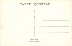 Opinion lunar santa de la POSTAL de la VENDIMIA de la playa de Longchamps