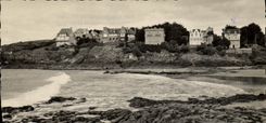CPM St Lunaire Villas sur la Plage de Longchamps
