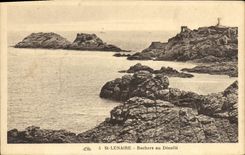 CPA St Lunaire Rochers au Decolle